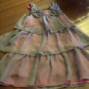 Isabella & Chloe tiered chiffon dress 4